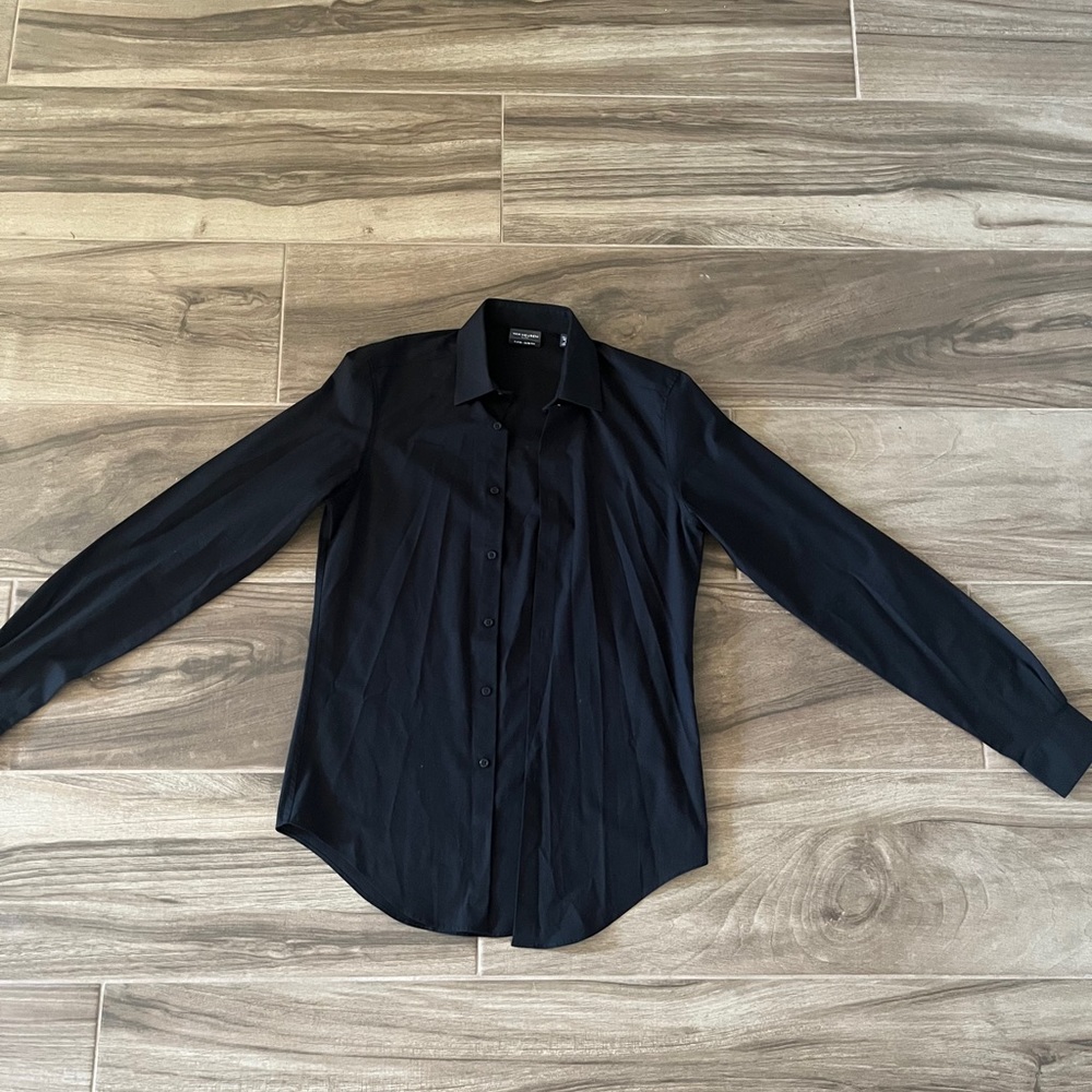 Van Heusen slim fit black button-down